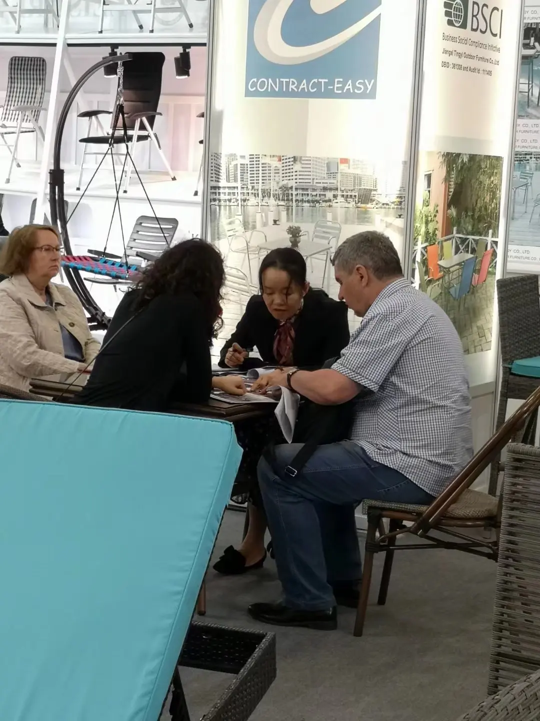Exhibition visitors